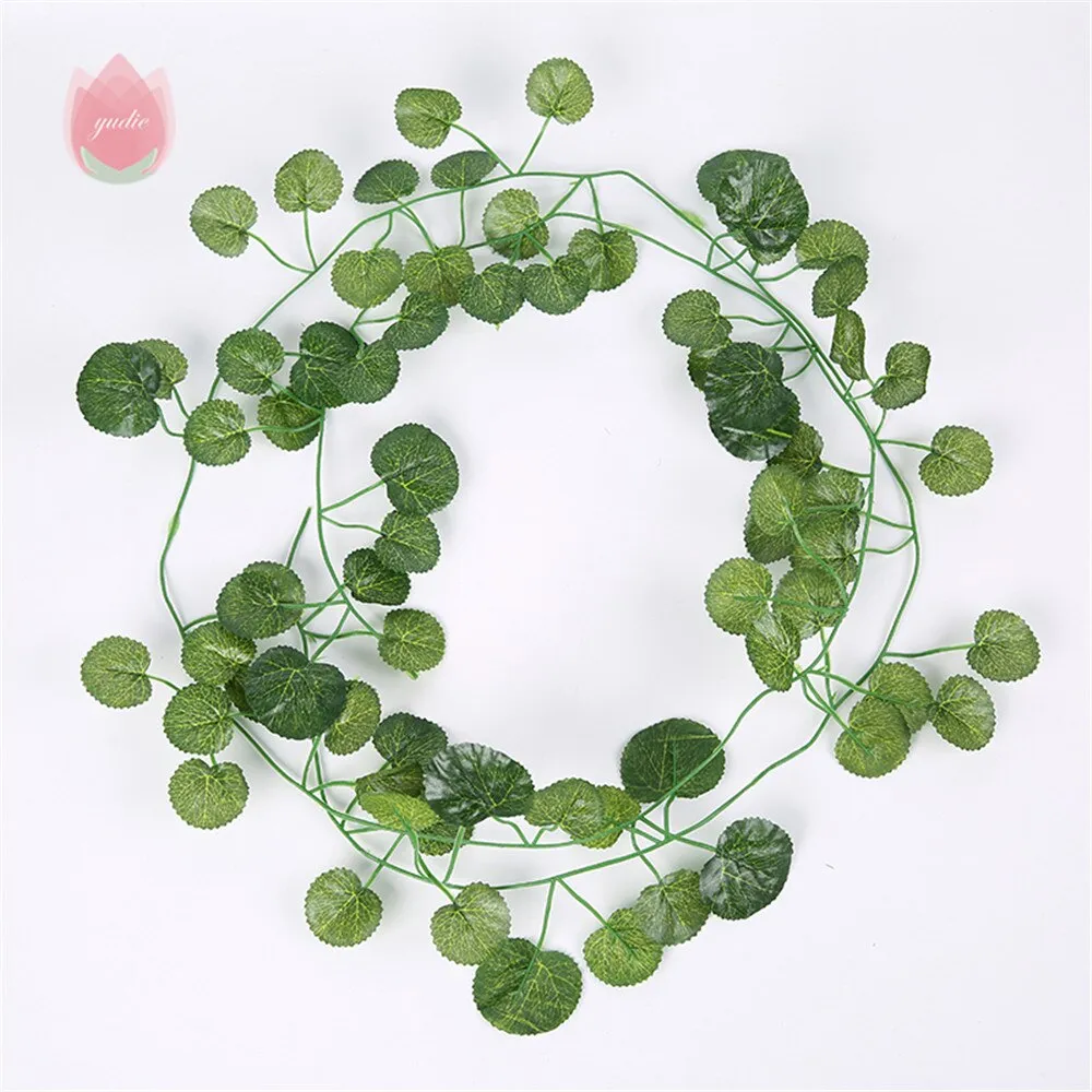 1Pc 230Cm Vine Silk Artificial Ivy Leaf