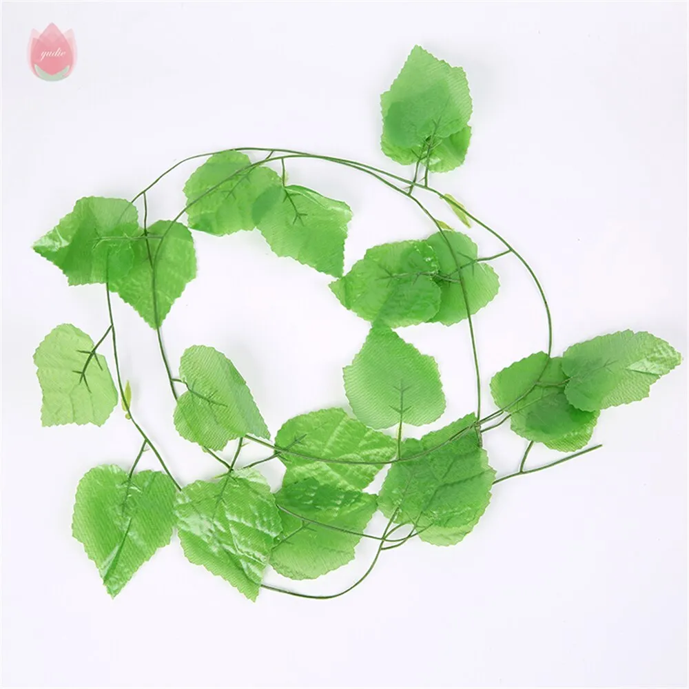 1Pc 230Cm Vine Silk Artificial Ivy Leaf