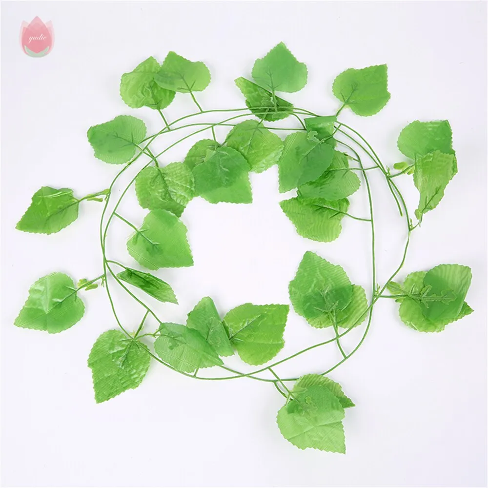 1Pc 230Cm Vine Silk Artificial Ivy Leaf