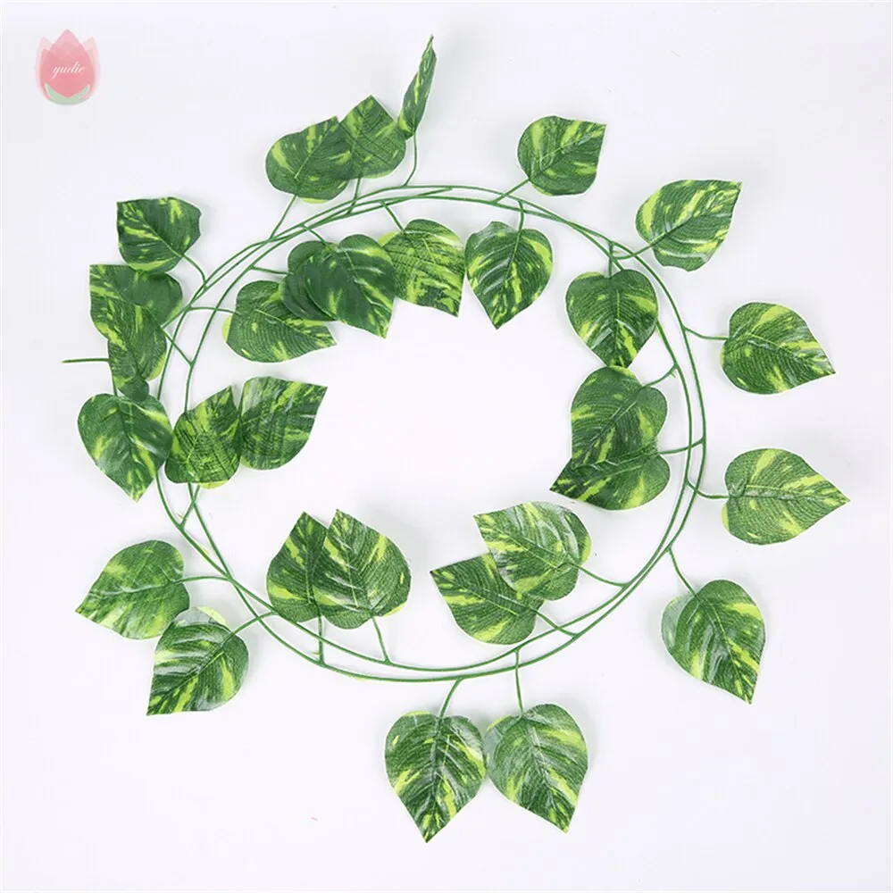 1Pc 230Cm Vine Silk Artificial Ivy Leaf