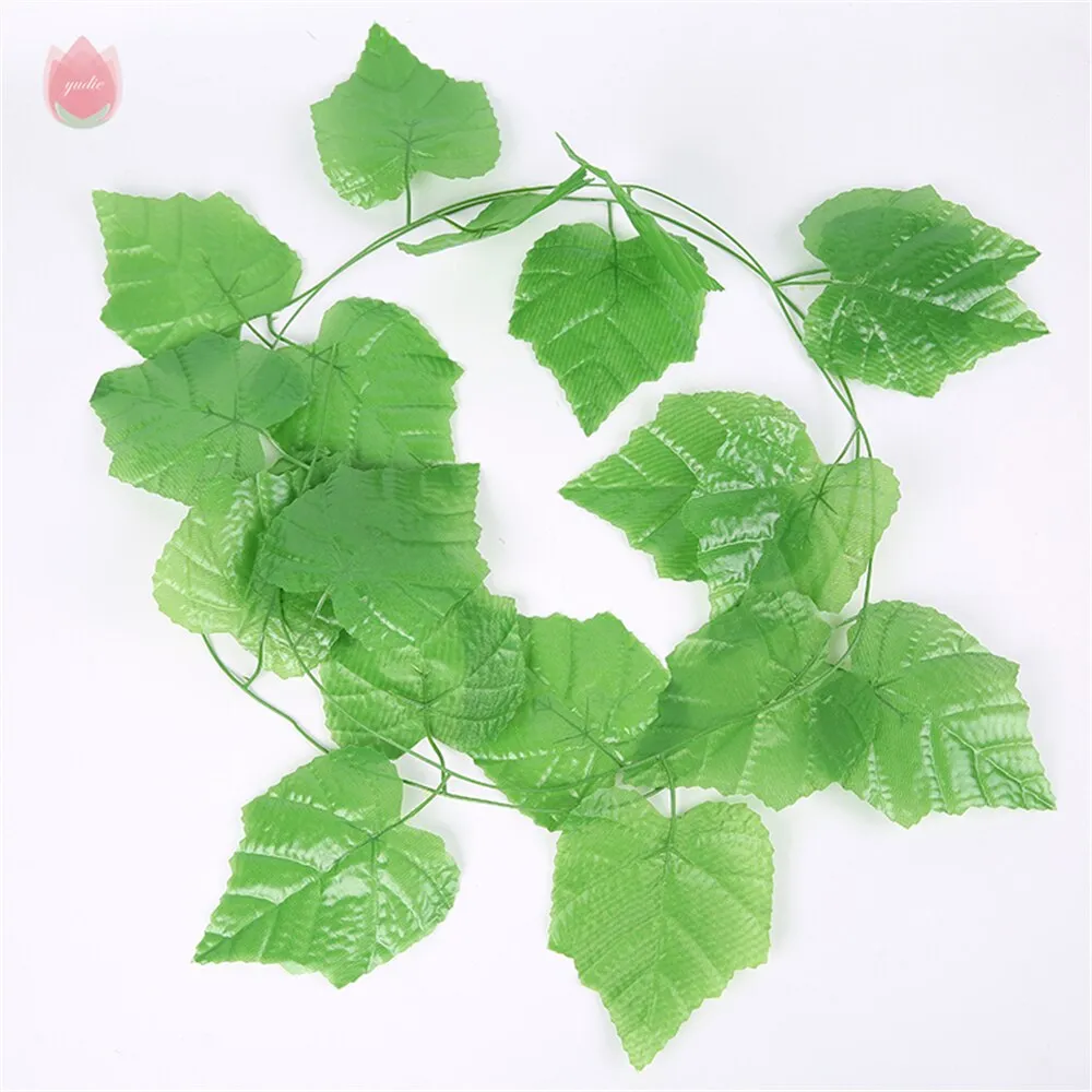 1Pc 230Cm Vine Silk Artificial Ivy Leaf