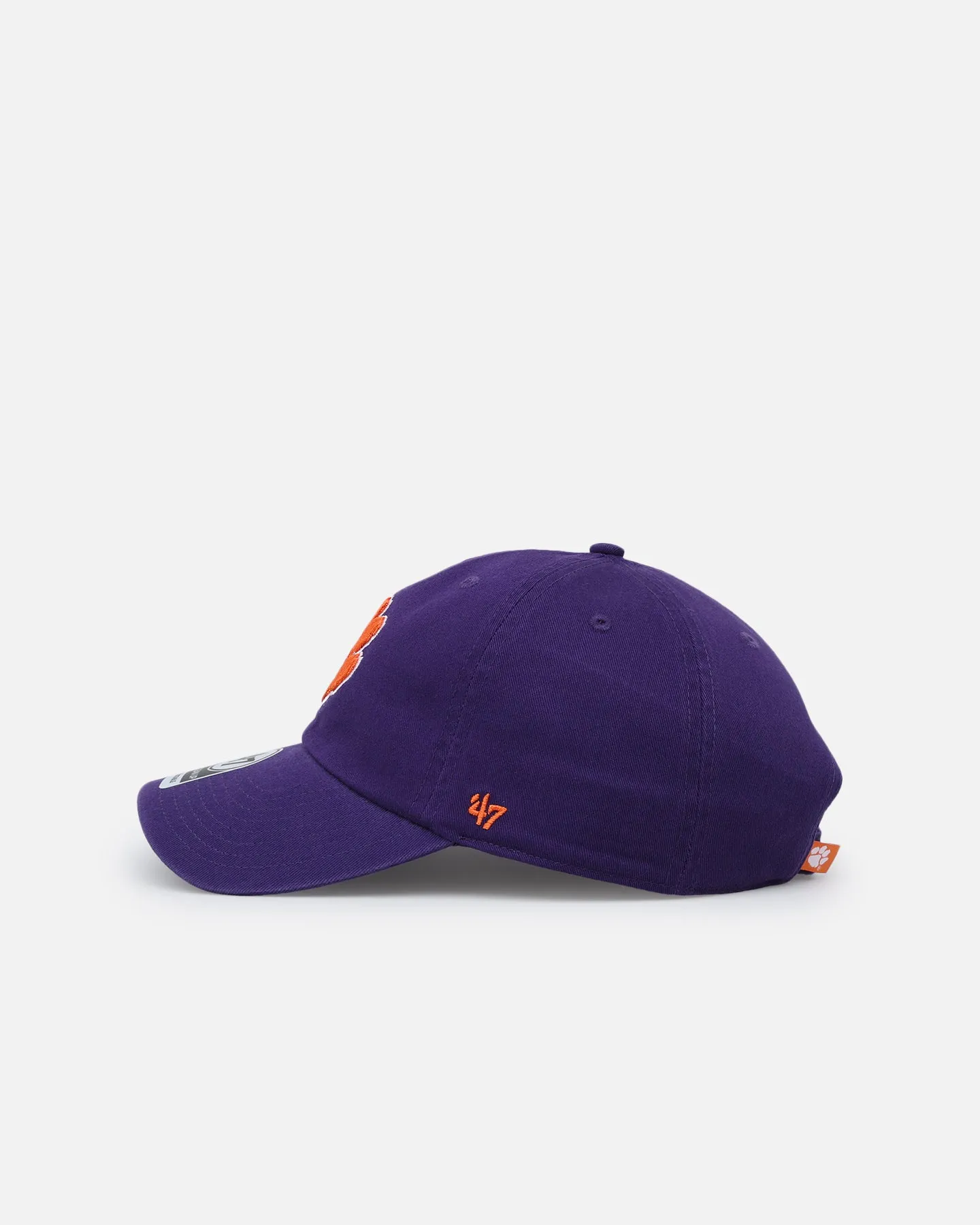 47 Brand Clemson Tigers 47 Clean Up Strapback Purple