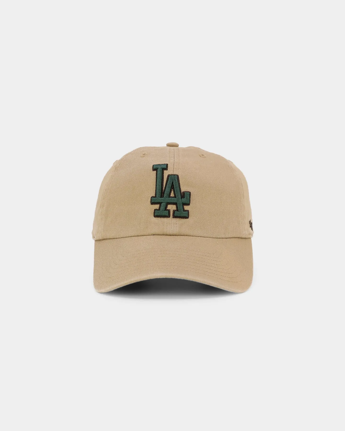 47 Brand Los Angeles Dodgers 'Croc Hunter' Clean Up Strapback Khaki/Dark Green