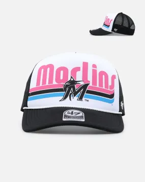 47 Brand Miami Marlins '47 Region Foam Trucker Snapback Black