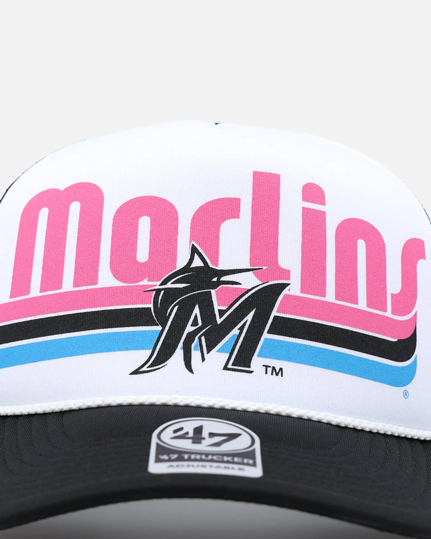 47 Brand Miami Marlins '47 Region Foam Trucker Snapback Black