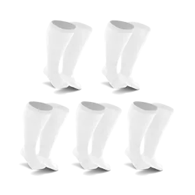 5 For Price of 3 White Compression Socks