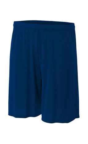 A4 Mens Moisture Wicking Performance Shorts - Navy Blue