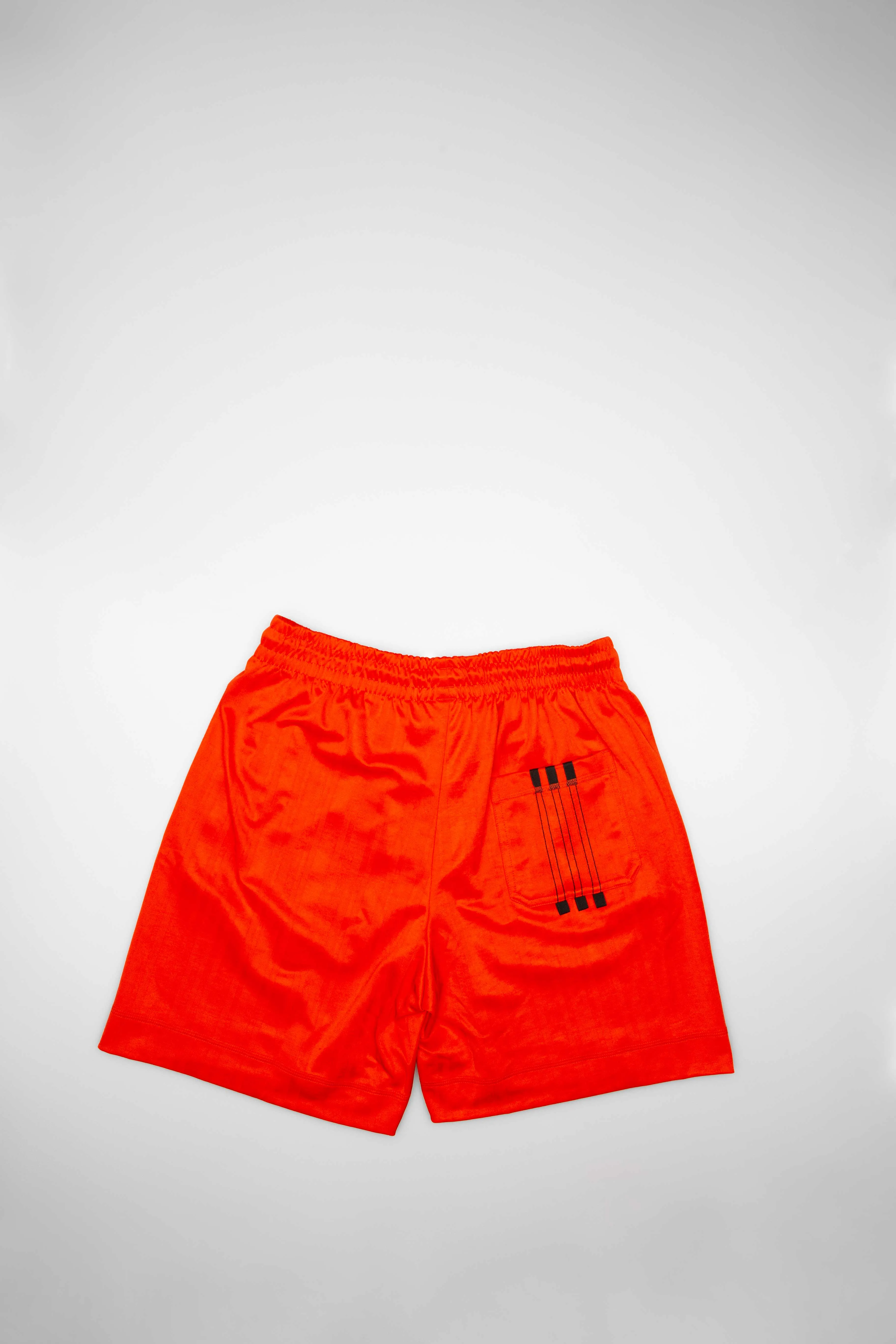 adidas Originals X Alexander Wang Mens Soccer Shorts - Red/Black