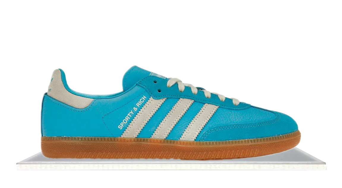 Adidas Samba x Sporty & Rich Blue Grey