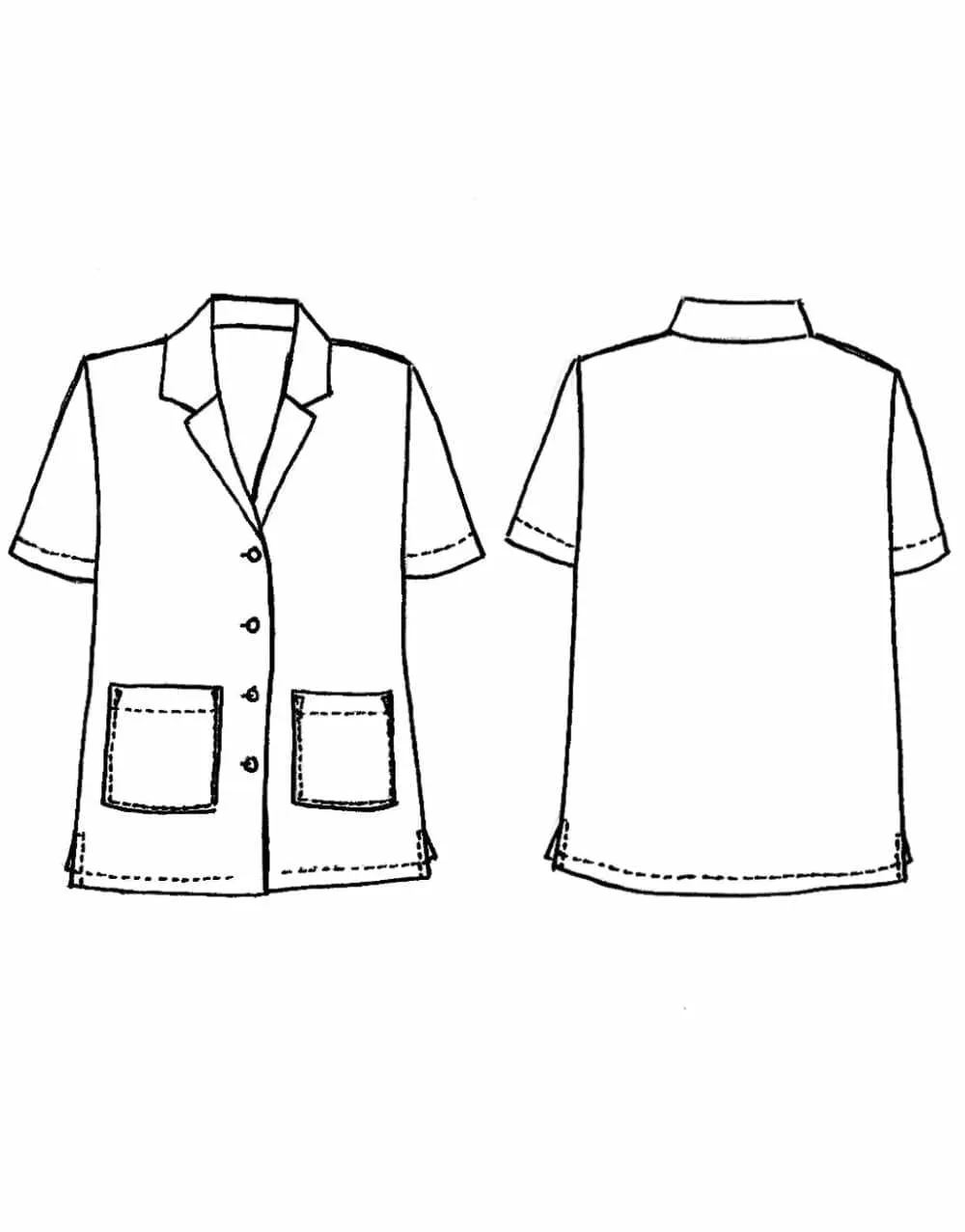 Arkie Shirt Sewing Pattern, Tessuti