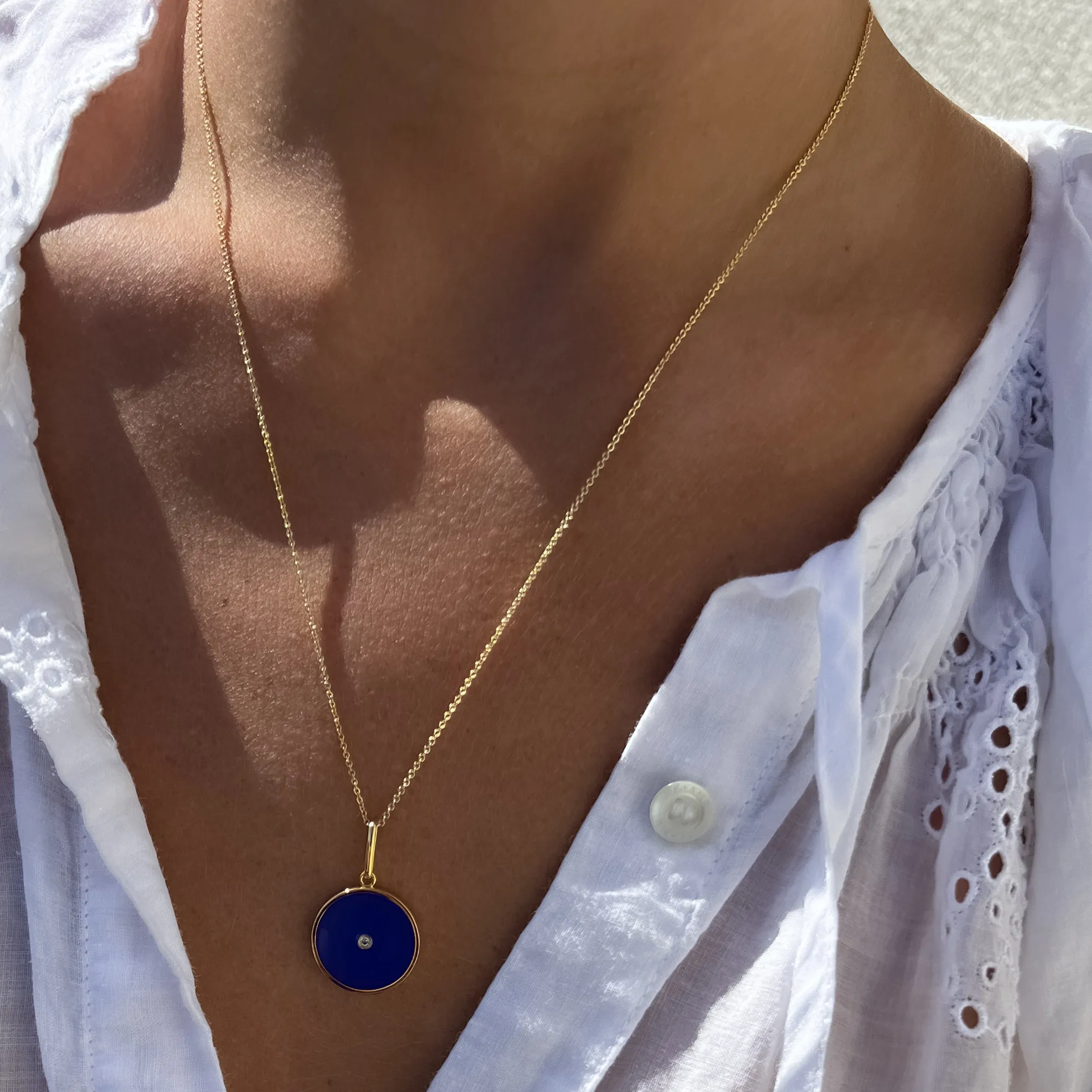 Balia Blue Enamel Charm