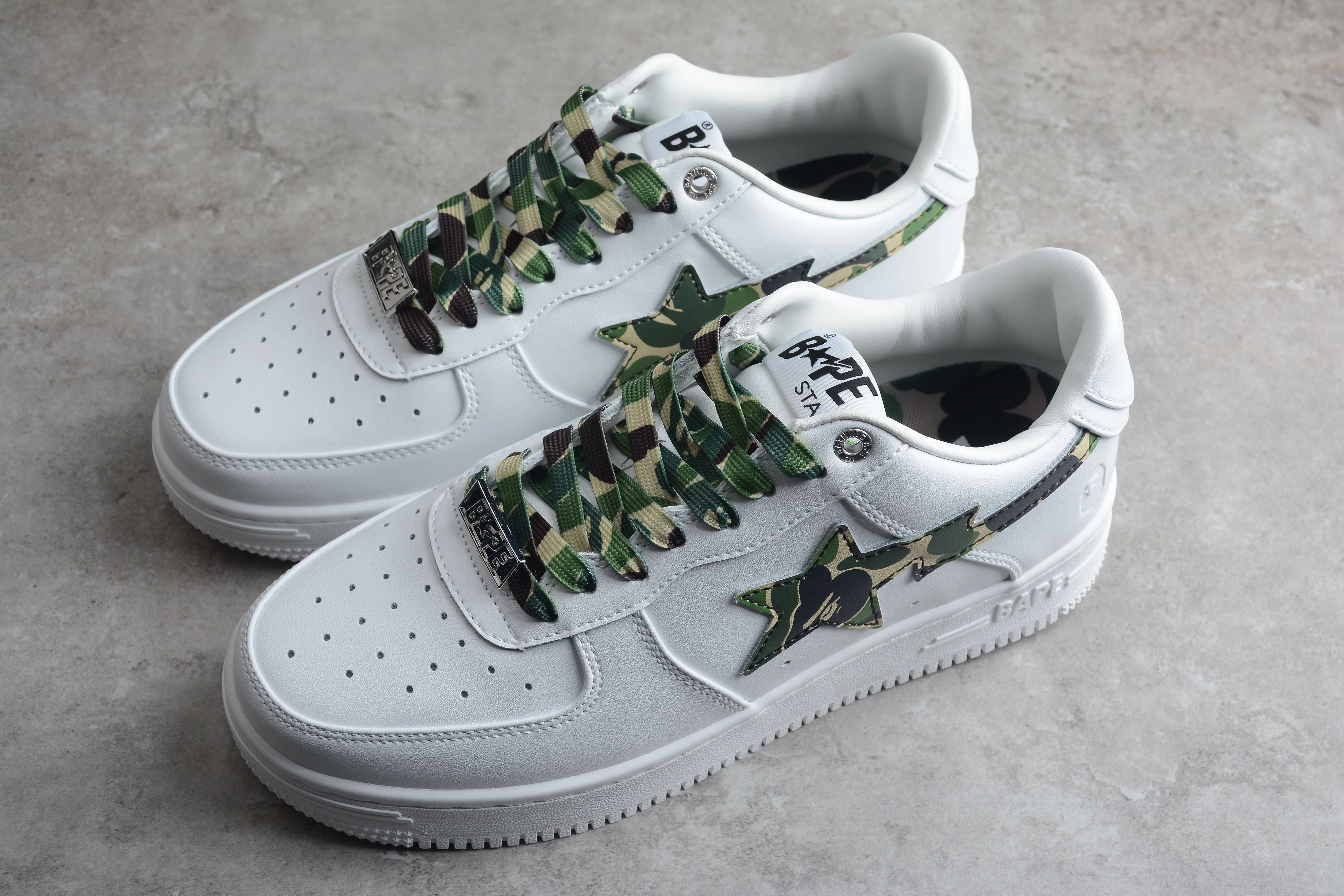 BAPE STA White Camo Edition Sneakers