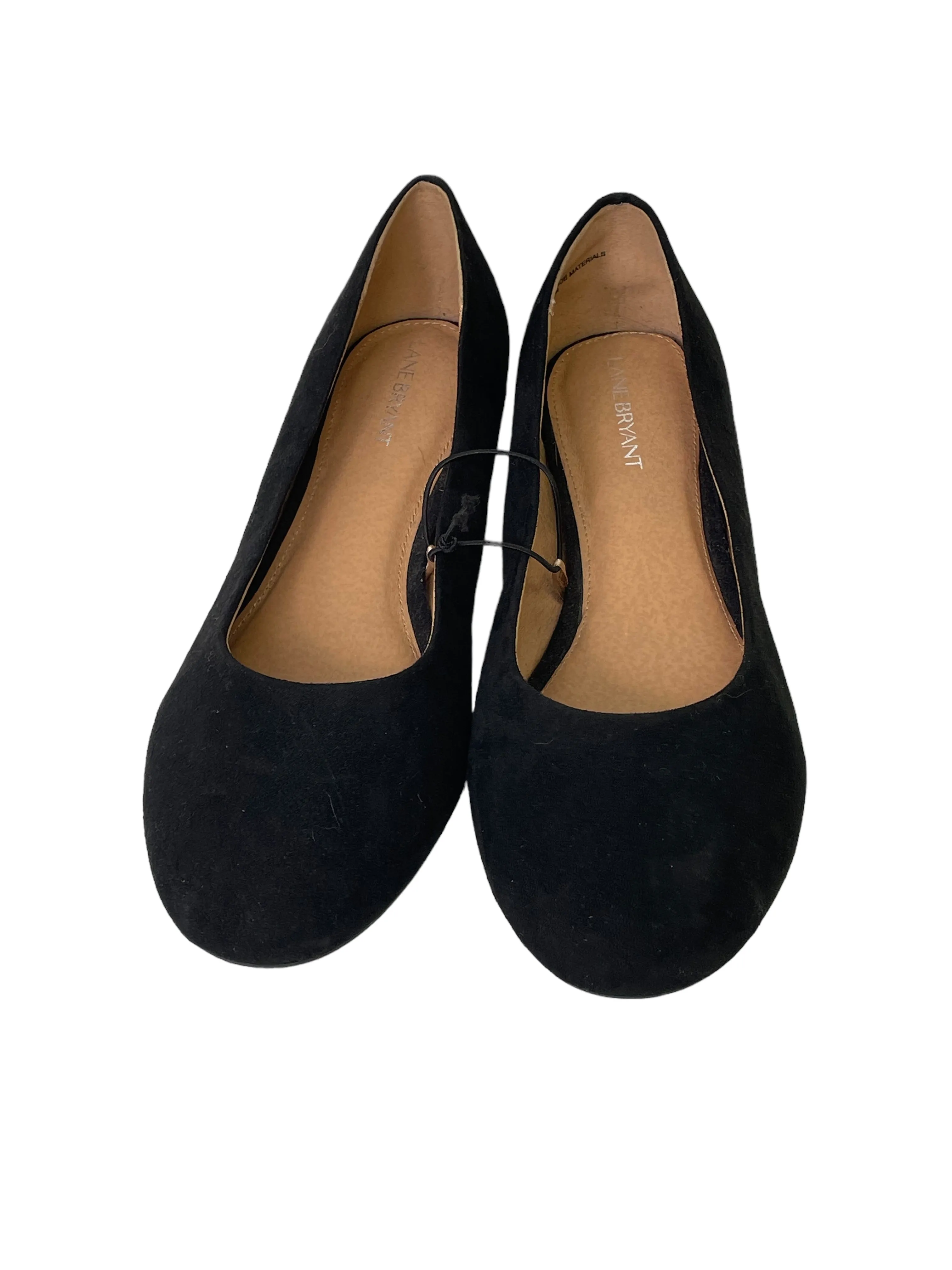 Black Shoes Flats By Lane Bryant, Size: 9