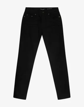 Black Stretch-Denim Skinny Jeans