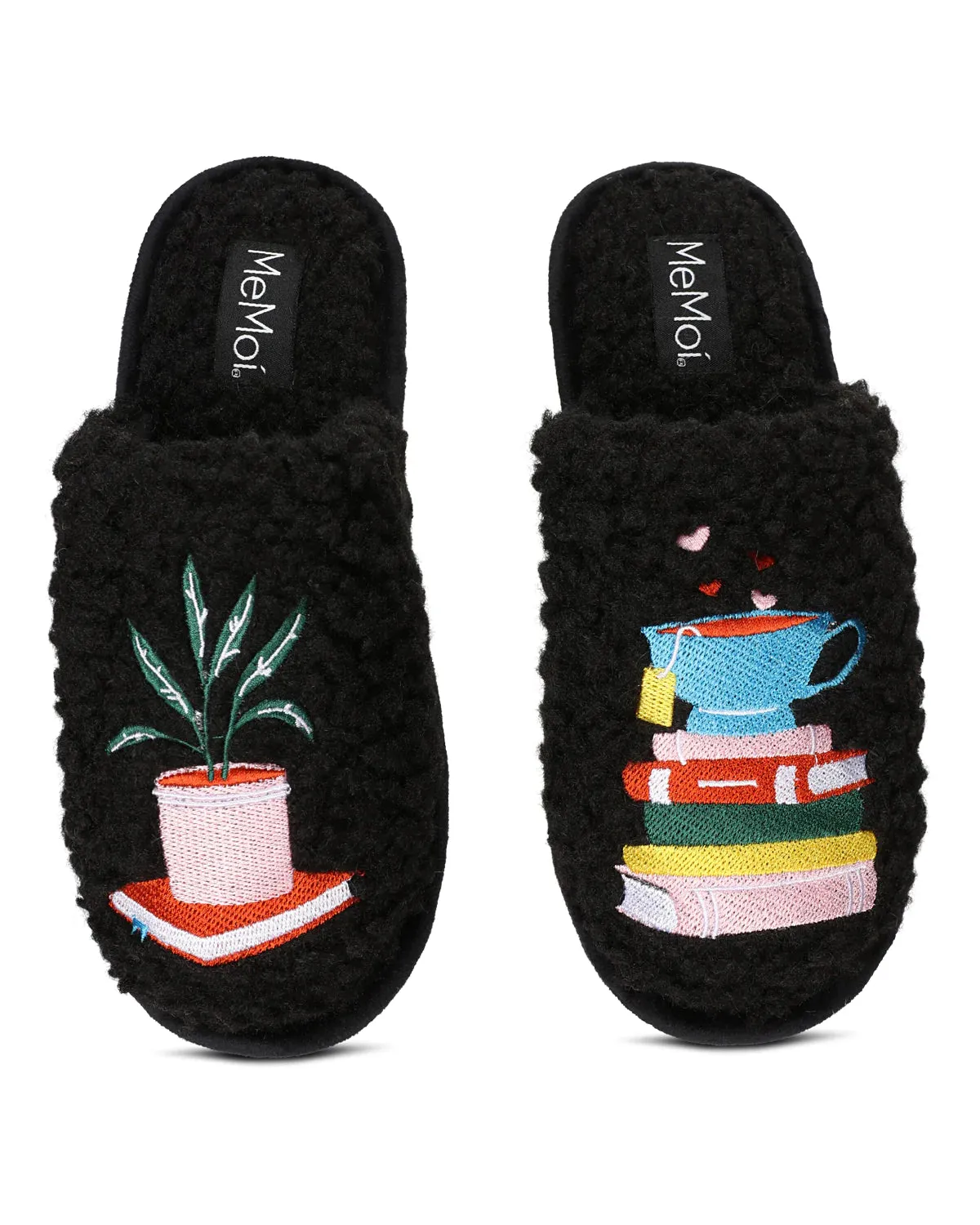 Book Club Plush Slippers