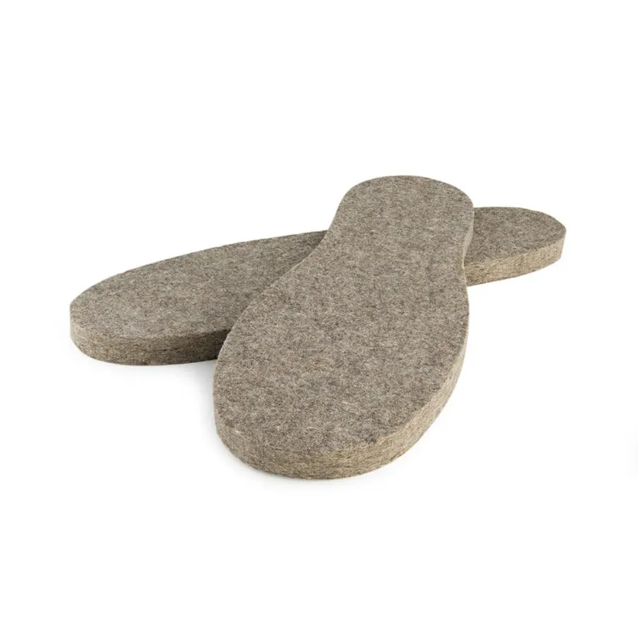 Brand Felt Wool 13 MM Insole Grey