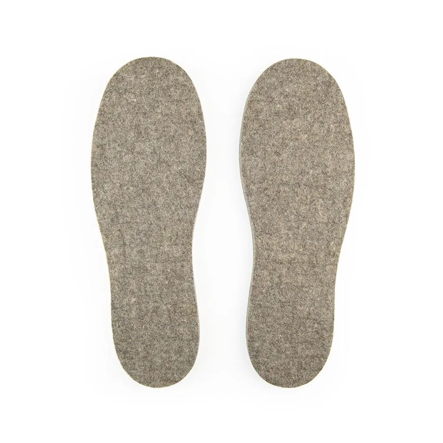 Brand Felt Wool 13 MM Insole Grey