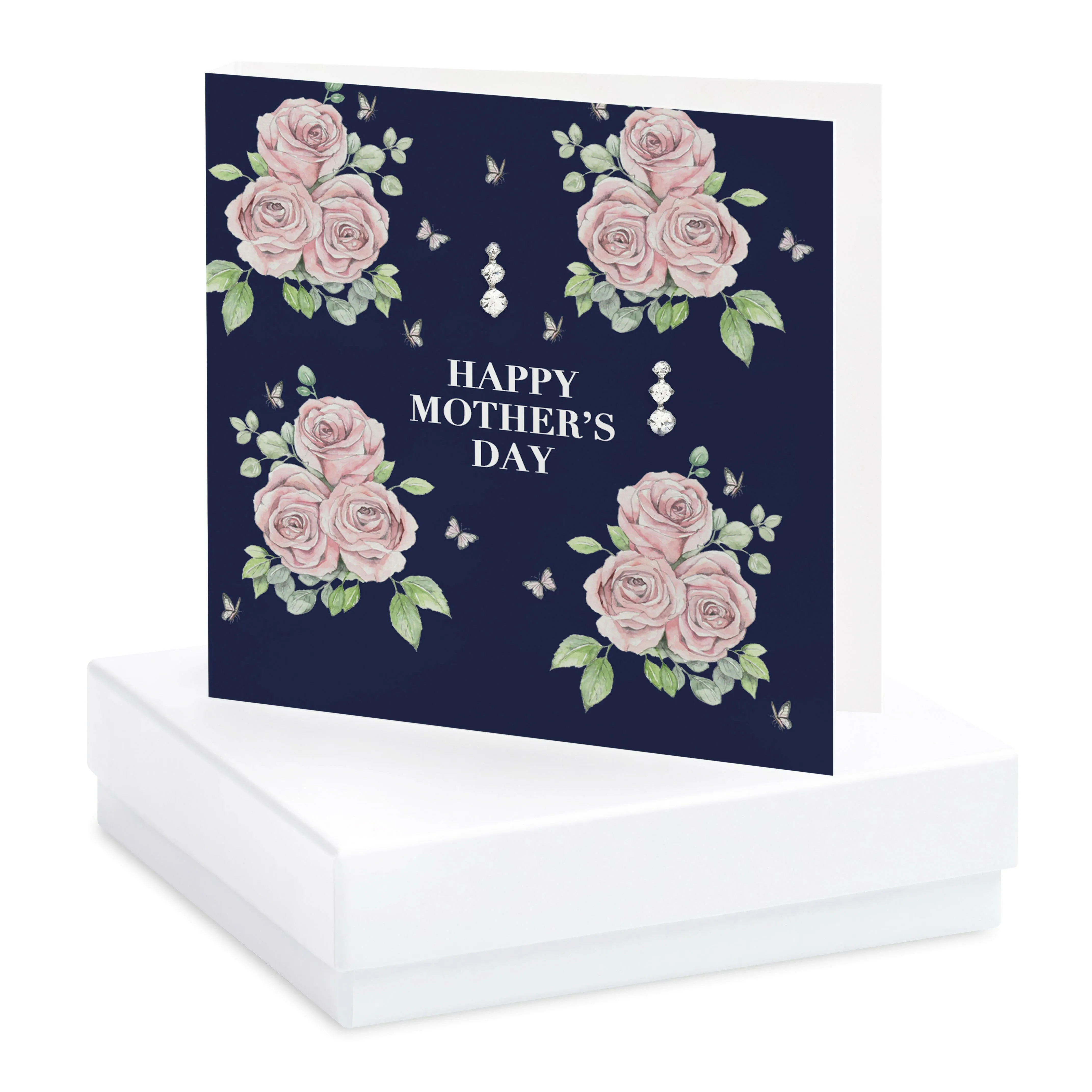 Bright Blooms Mother's Day Boxed Card with Jewellery