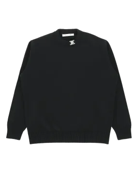 BUCKLE COLLAR CREWNECK