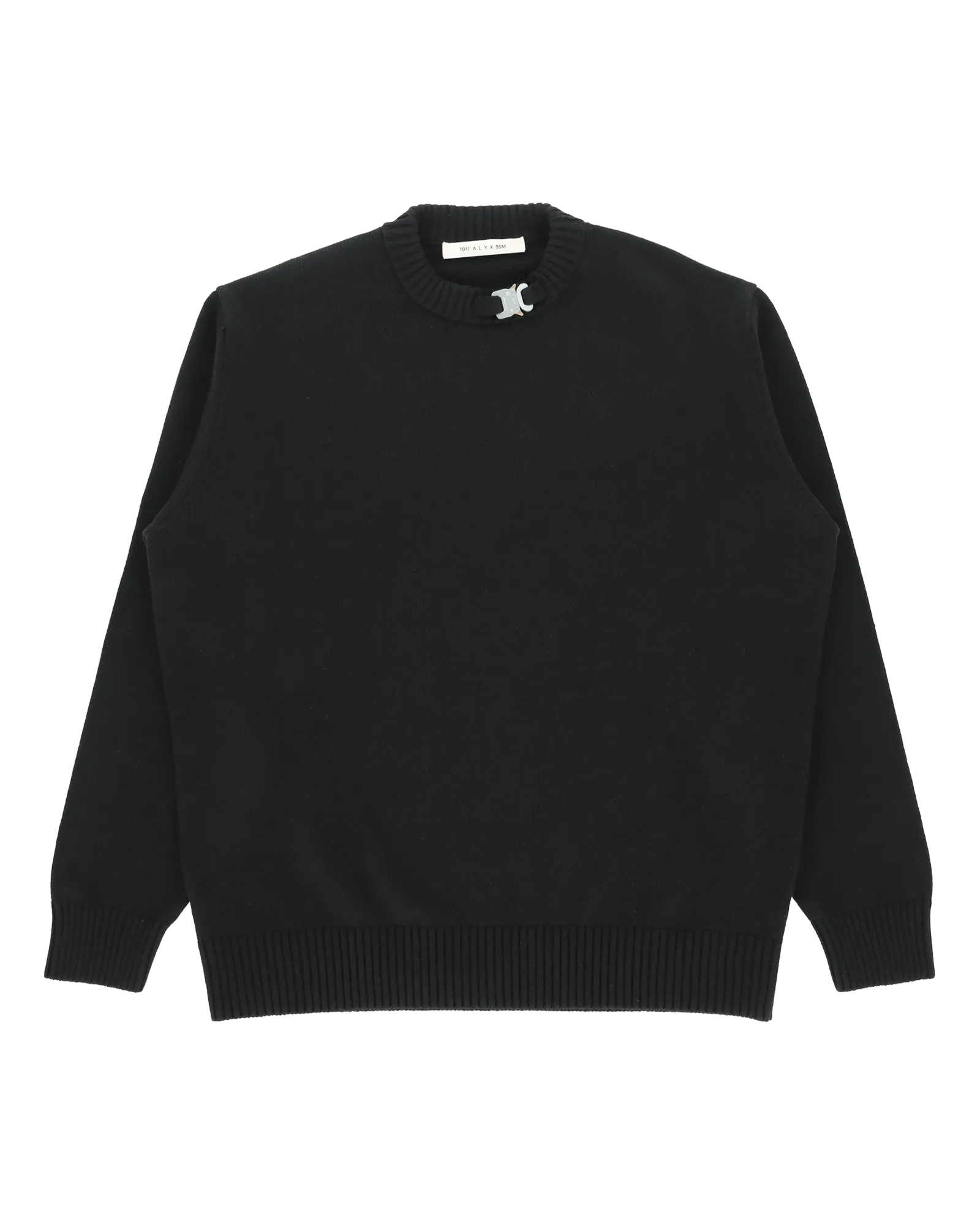 BUCKLE COLLAR CREWNECK