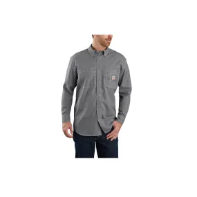 Carhartt FR Force Loose Fit Lightweight Long-Sleeve Shirt Gray