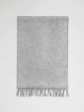 Cashmere scarf with fringes