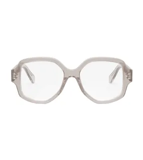 Celine Women's Milky Pink Geometric Optical Frame