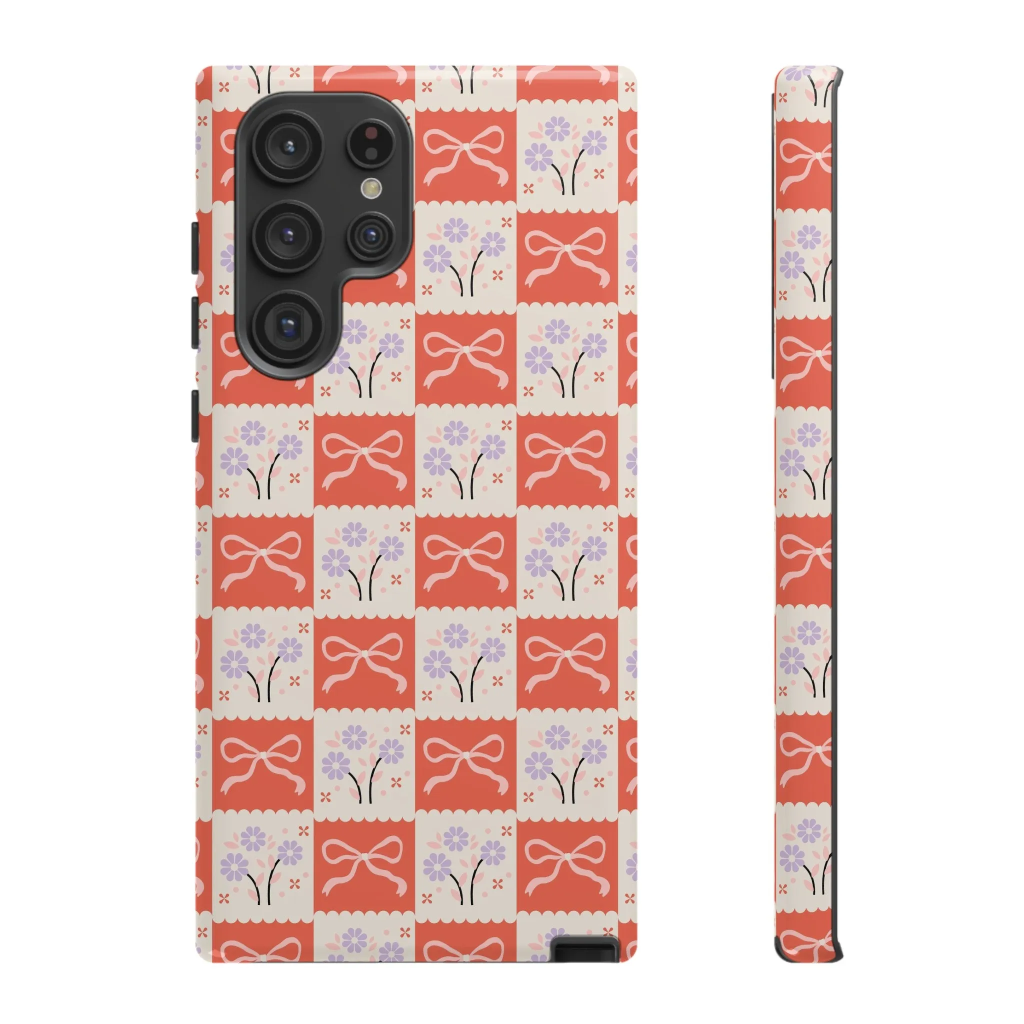 Checkered Charm | Red Checkered Case