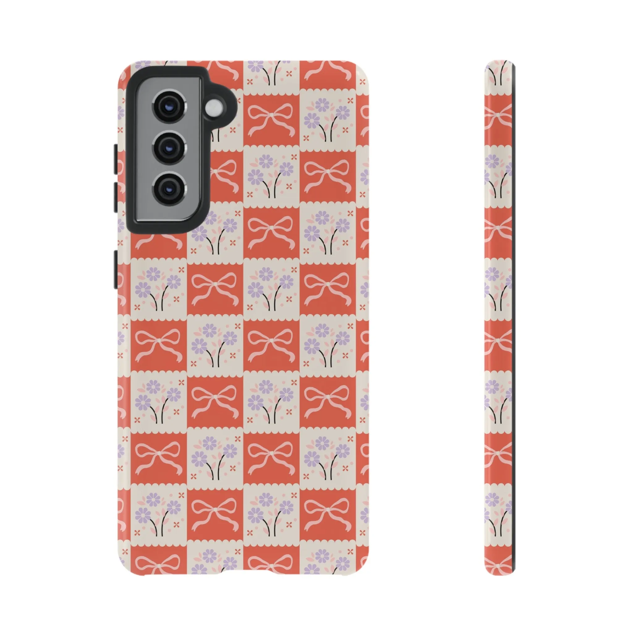 Checkered Charm | Red Checkered Case