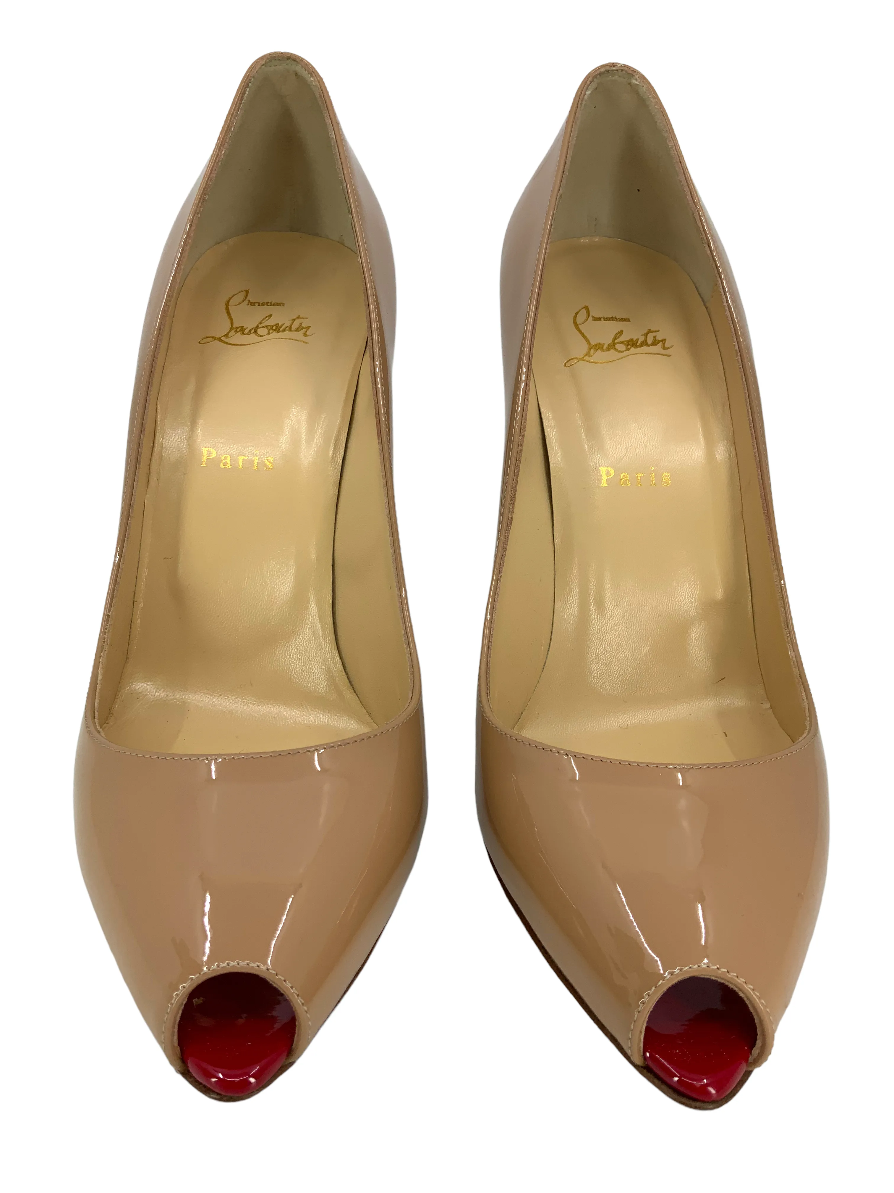 Christian Louboutin Tibur 100 Patent Leather Pumps Size 11