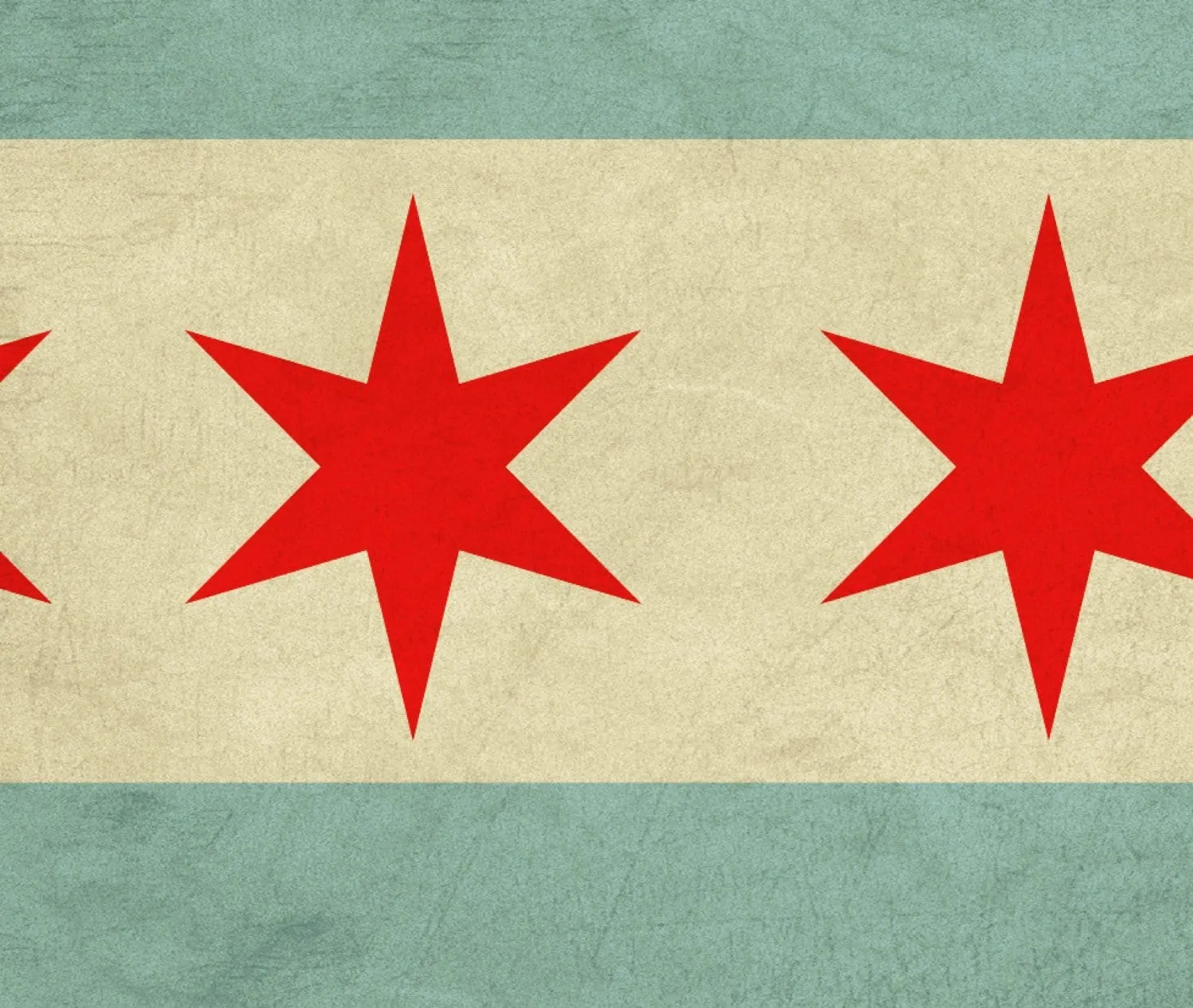 City of Chicago Flag Canvas Art