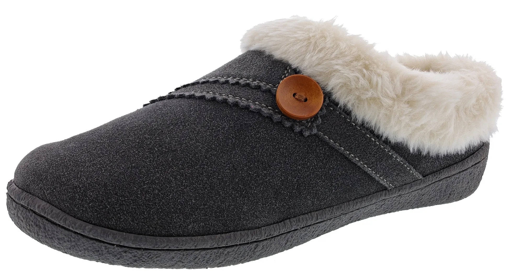 Clarks Women Warm Cozy Slip On Clog Slippers Rebecca