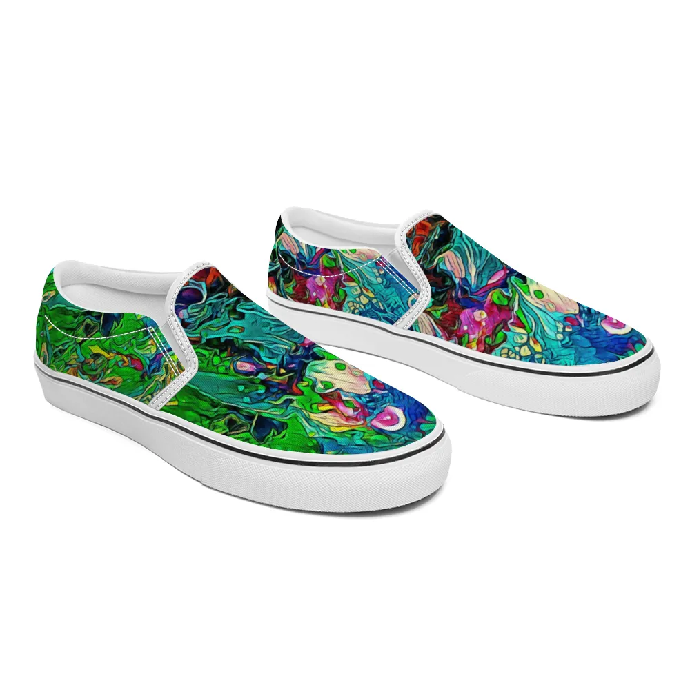 Colorful Collection - Unisex Slip-On Canvas Sneakers