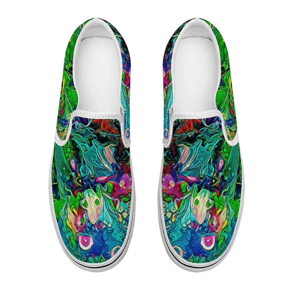 Colorful Collection - Unisex Slip-On Canvas Sneakers