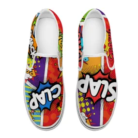 Comic Book Geek Collection - Unisex Slip-On Canvas Sneakers