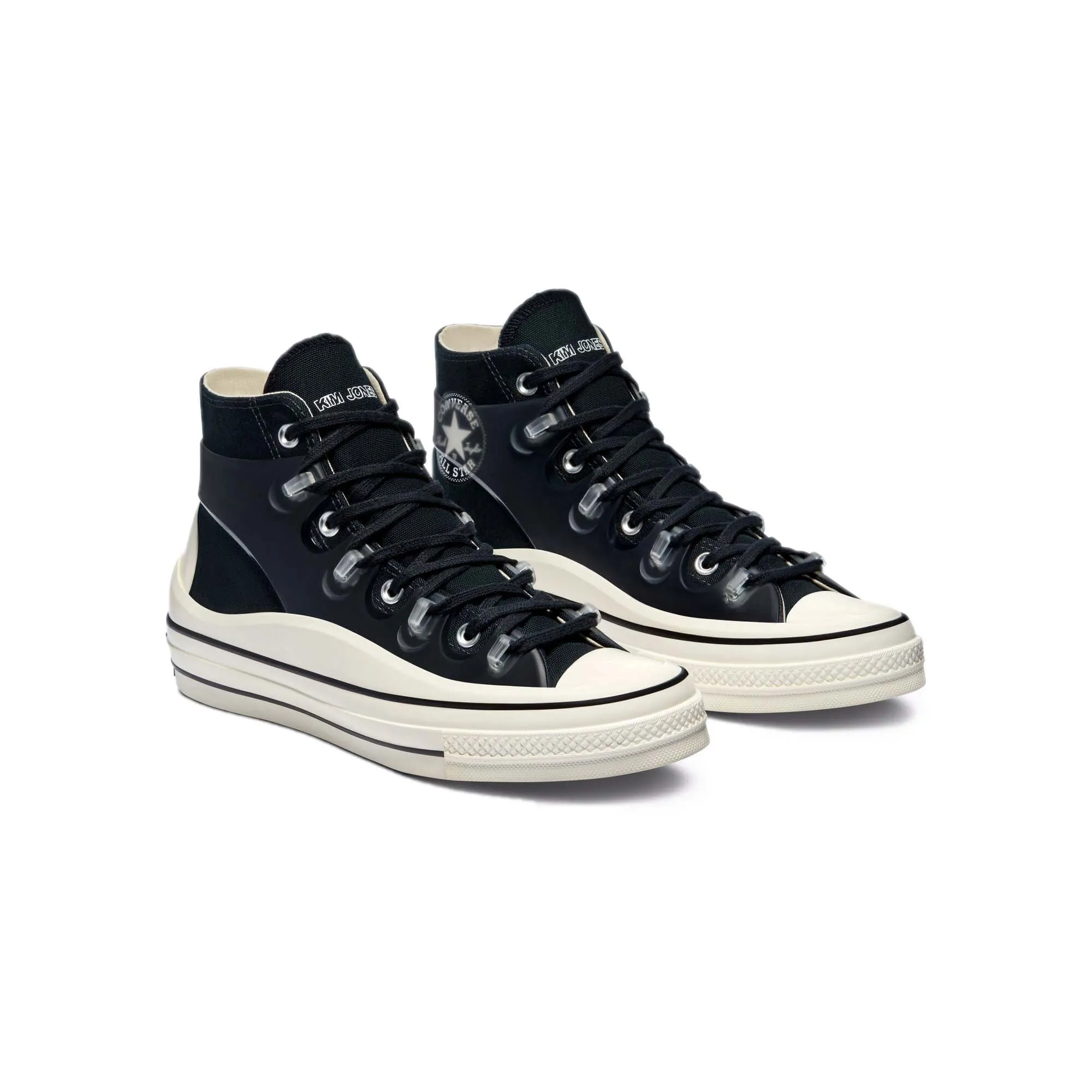 Converse Mens Chuck 70 Utility Wave Hi 'Black Egret' Shoes