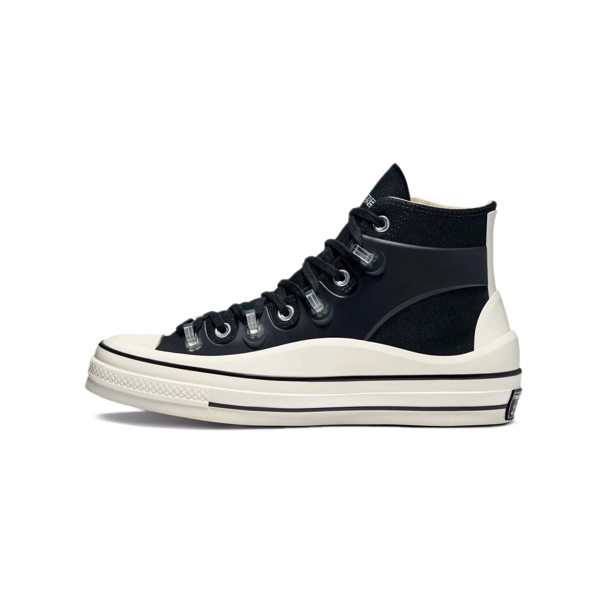 Converse Mens Chuck 70 Utility Wave Hi 'Black Egret' Shoes