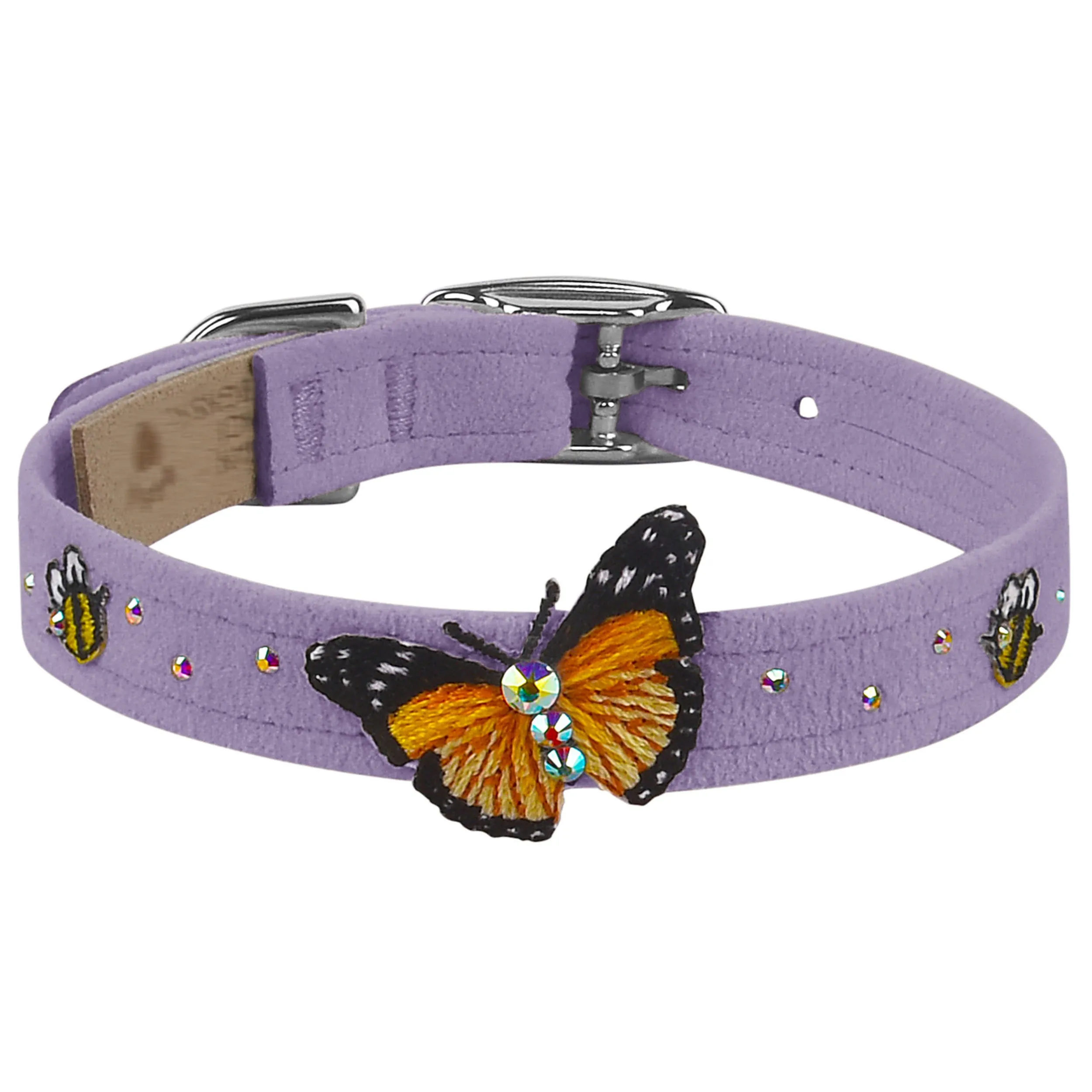 Embroidered Butterfly & Bees Collar