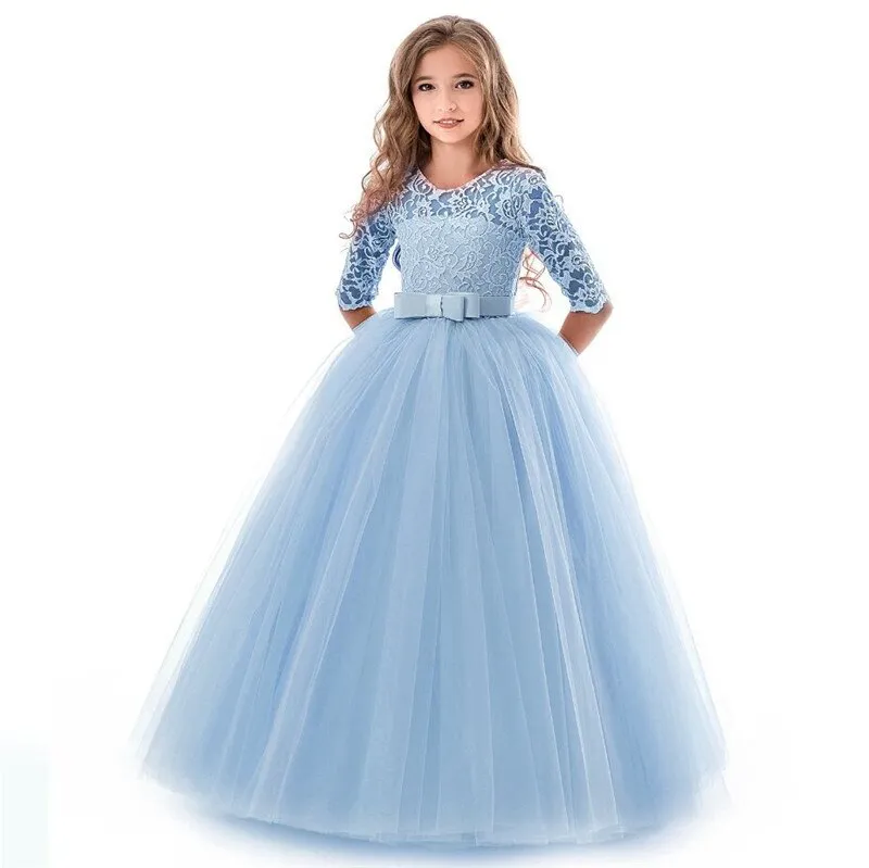 Flower Girl Banquet Long Dress