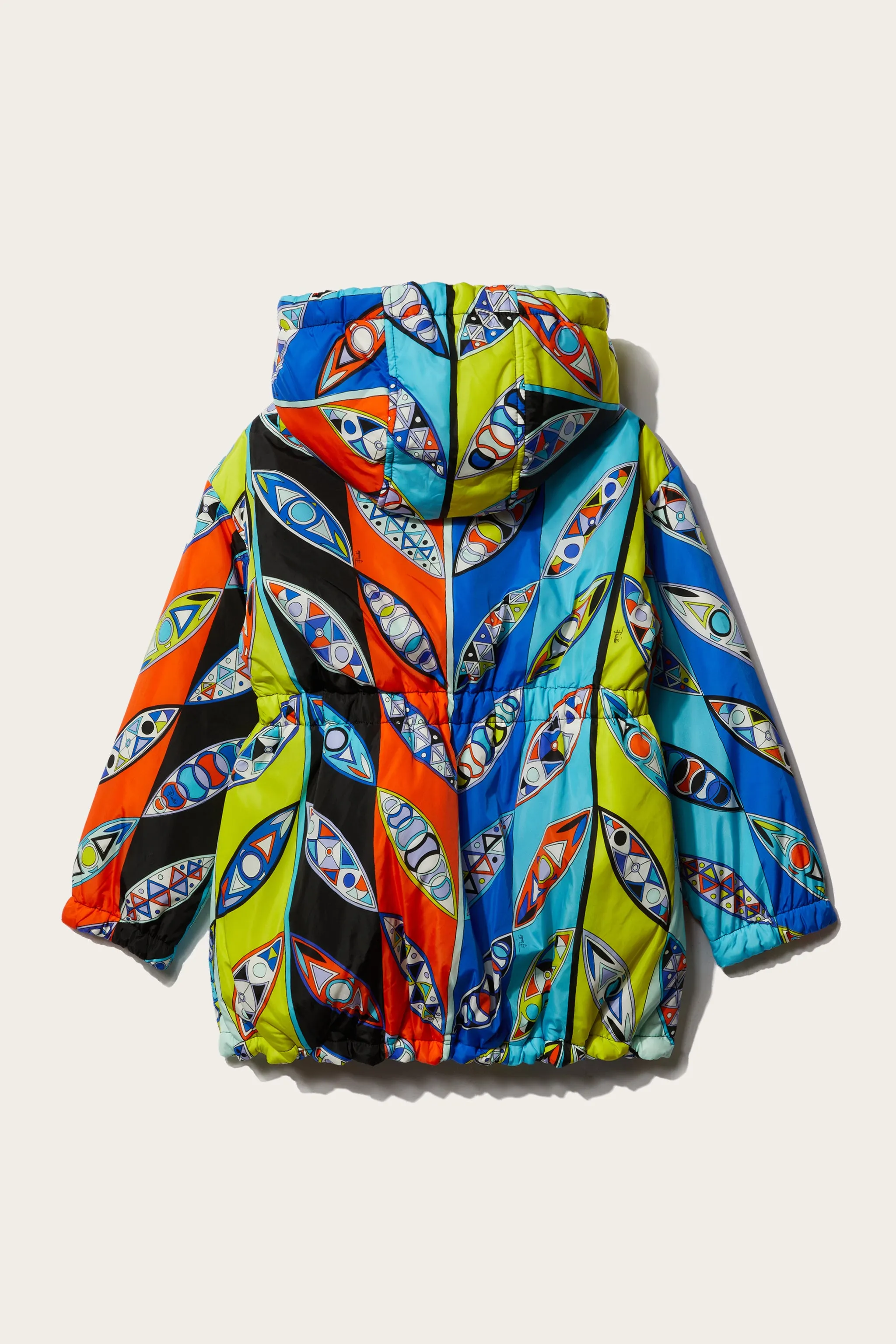 Girandole-Print Hooded Jacket