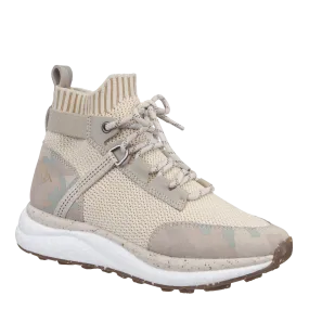 HYBRID in BONE CAMO High Top Sneakers