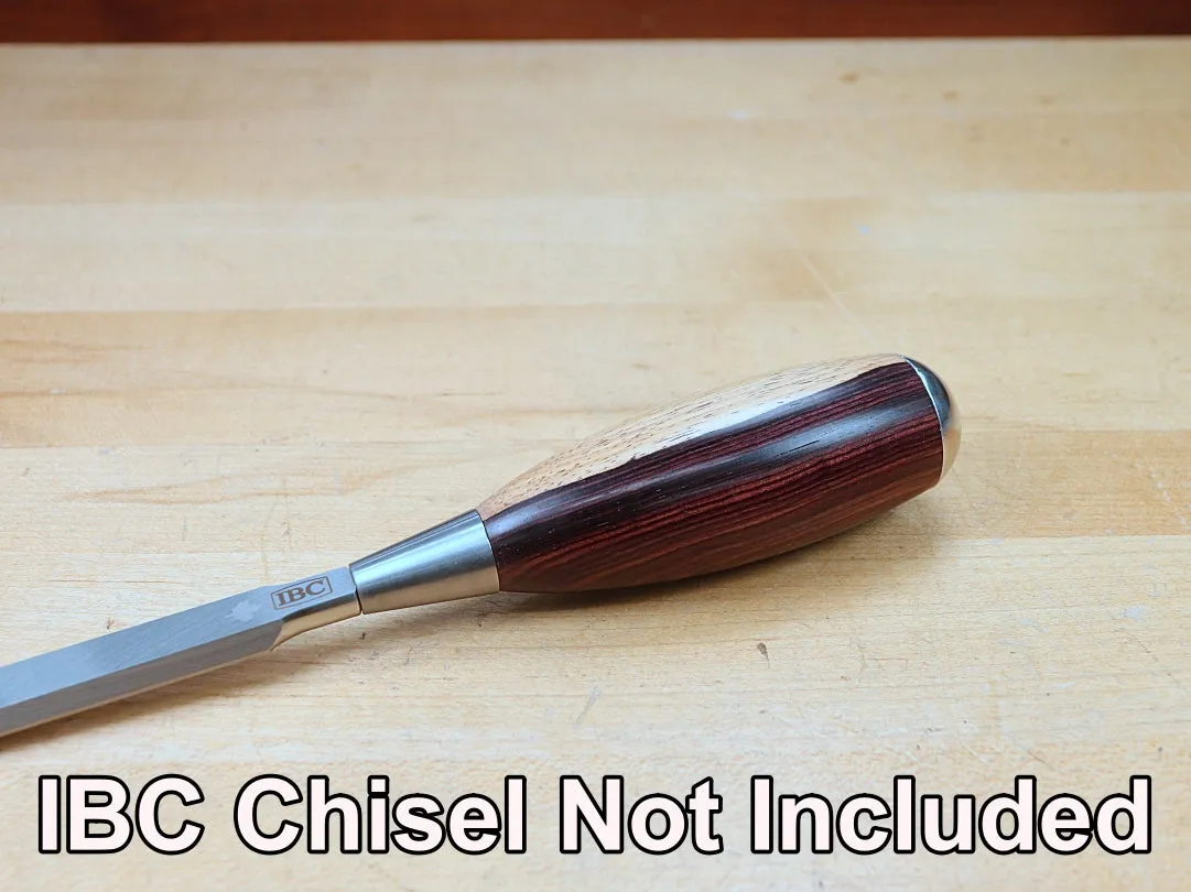 Limited Edition IBC Chisel Handle: Kingwood with Sapwood