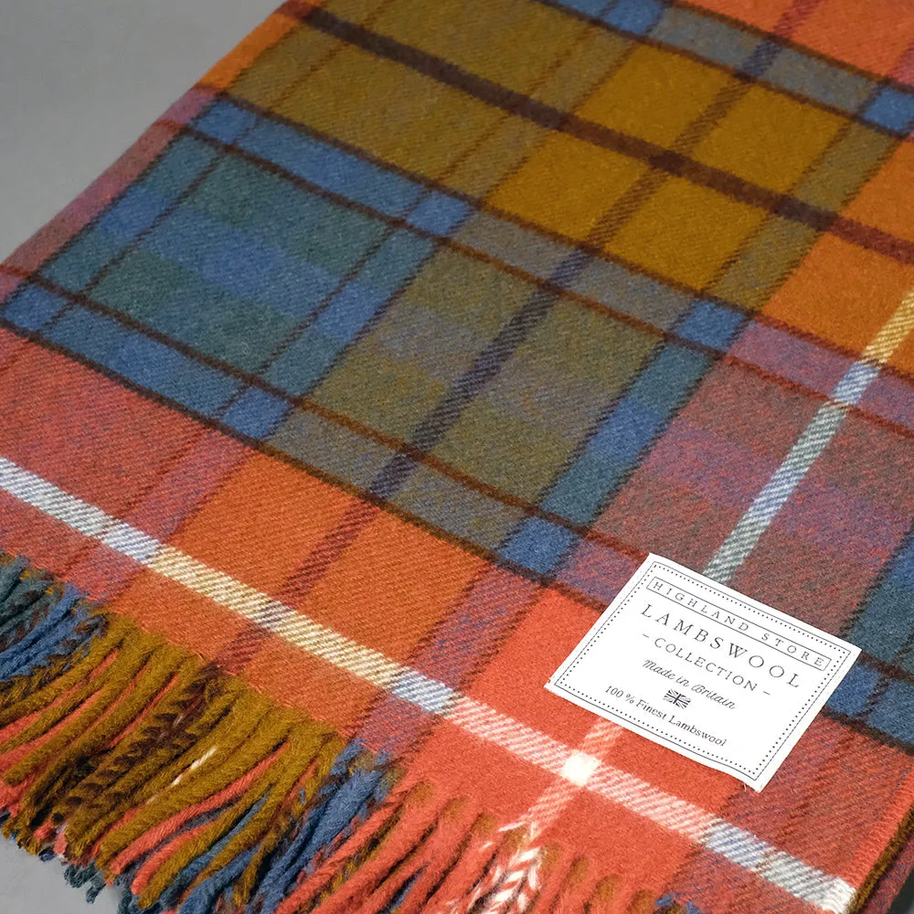 Merino Wool Antique Buchanan Tartan Blanket