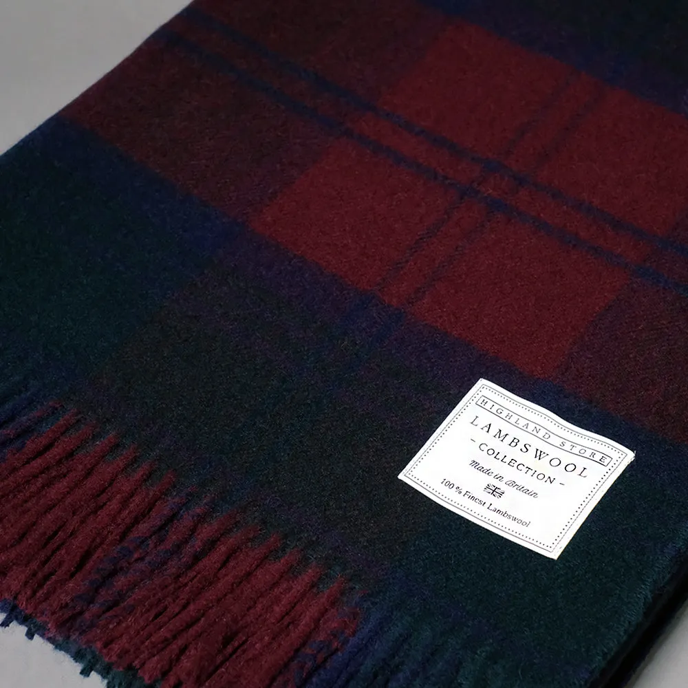 Merino Wool Lindsay Tartan Blanket