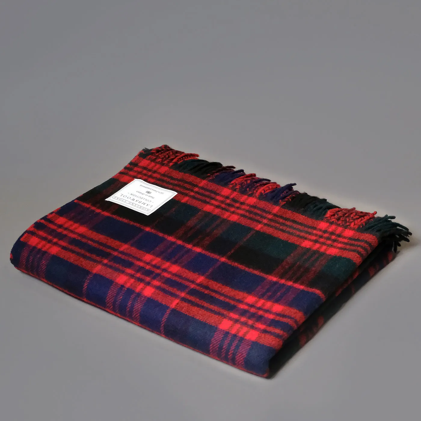 Merino Wool MacDonald Tartan Blanket