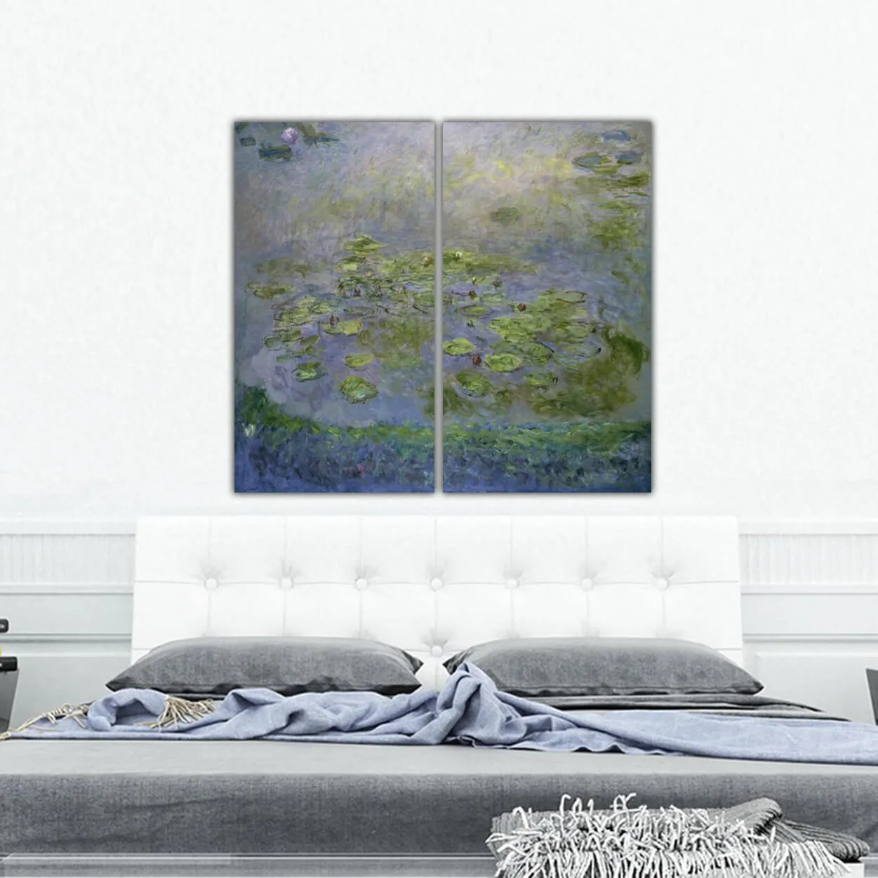 Monet Water Lilies Canvas Wall Art