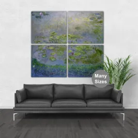 Monet Water Lilies Canvas Wall Art