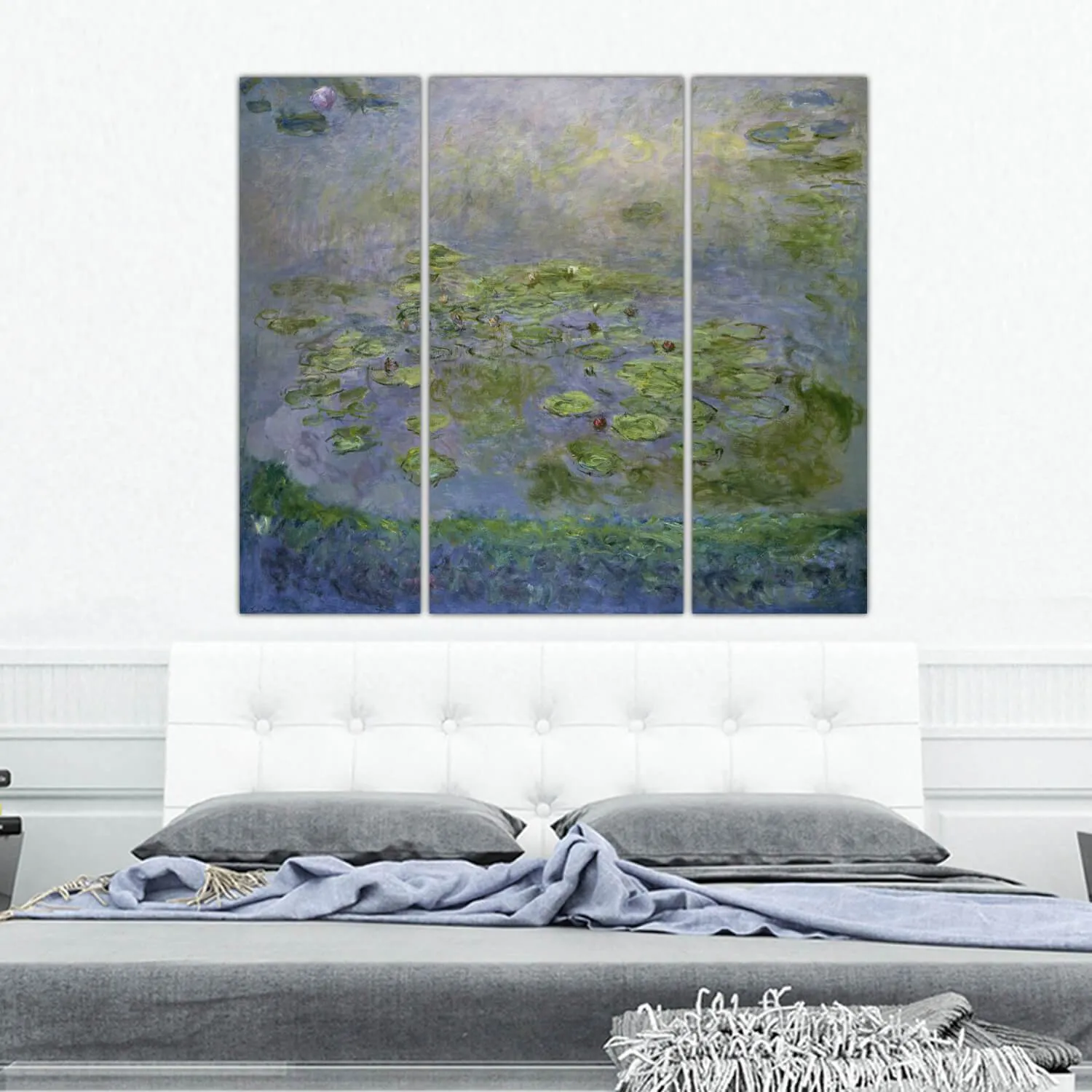 Monet Water Lilies Canvas Wall Art