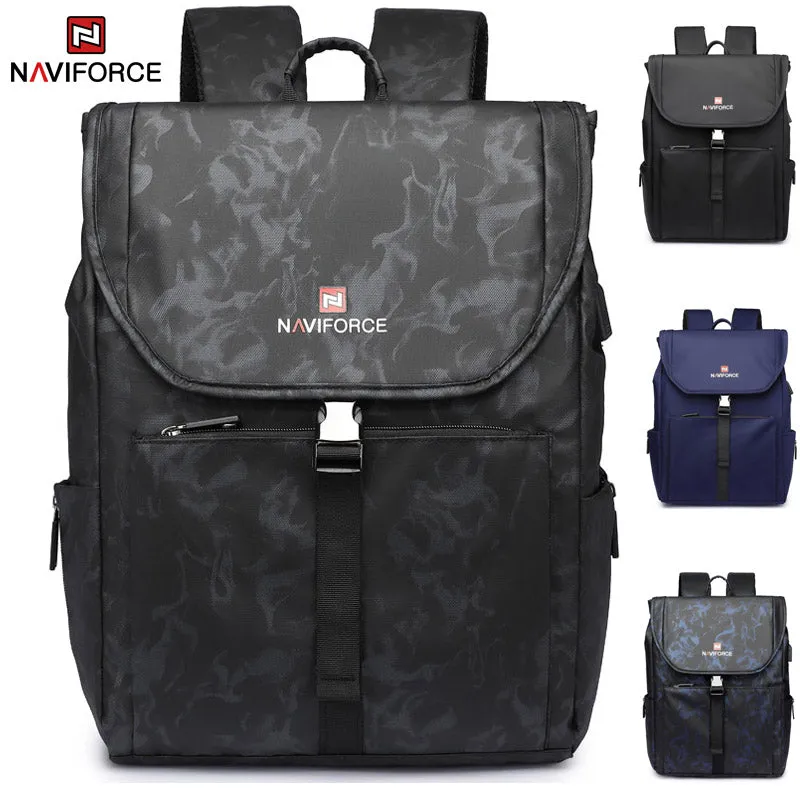 NAVIFORCE Backpack School Bag 16 inch Laptop Usb Rucksack Anti Theft Backpack Travel Daypacks Leisure Backpack NFB6802