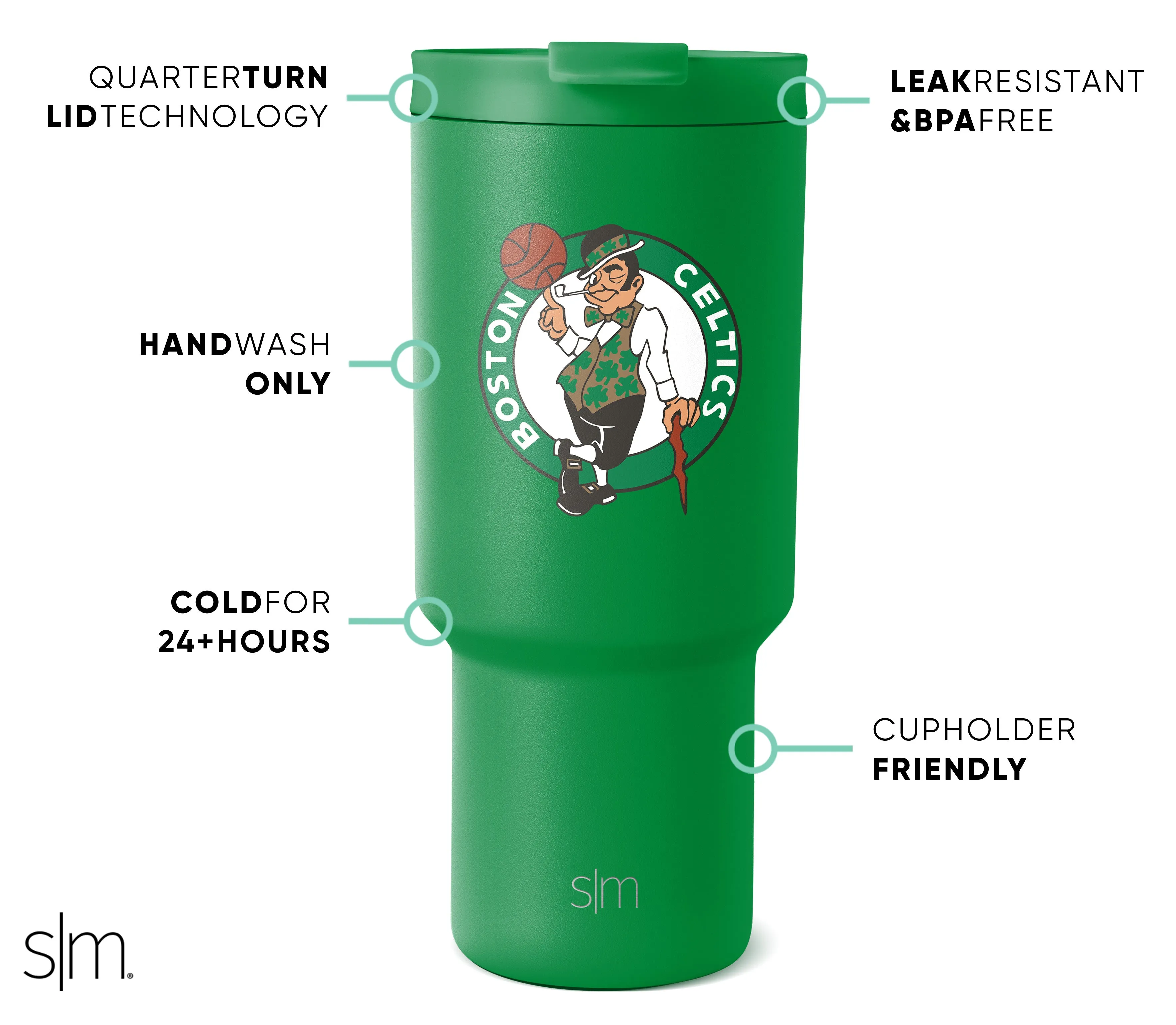 NBA Trek Tumbler with Flip Lid